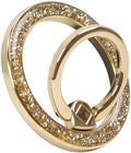 Magnetic Phone Ring for MagSafe Grip [Super Magnet] Gold Twinkle Design Ring Holder Stand, magsafe pop Socket (Gold) by Unknown