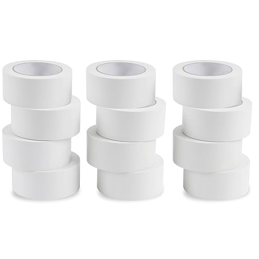 Lichamp 12 Rolls Vinyl Tape, Premium Safety Marking and Traffic Floor Marking by Lichamp