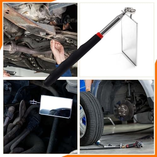 Telescoping Auto Inspection Mirror, Up to 35" Long - Image 2