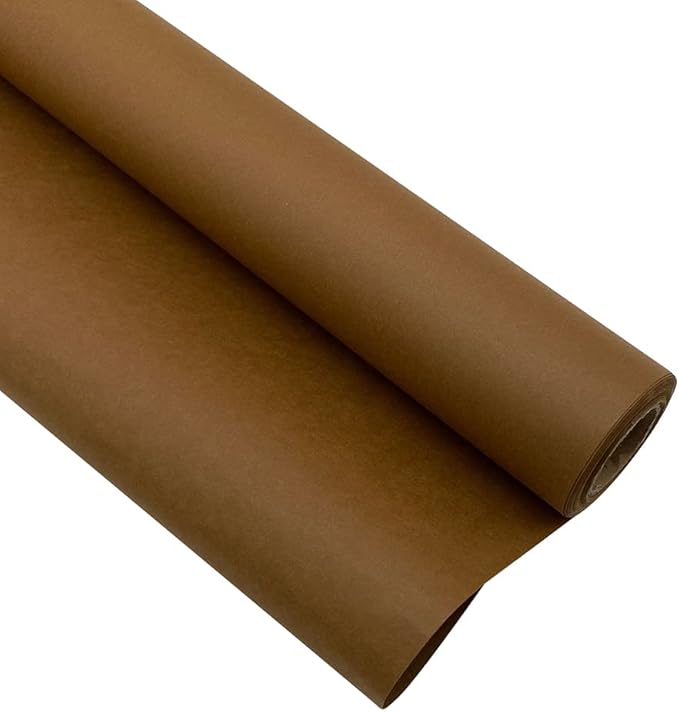 FWSA WRAPS Matte Flower Wrapping Paper Roll Brown Florist Packging Kraft Paper by FWSAWRAPS
