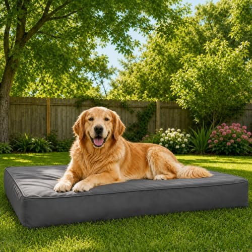 WNPETHOME Outdoor Waterproof Dog Bed Large Sized, Washable Creat Pad 36" by WNPETHOMEPETSHOME