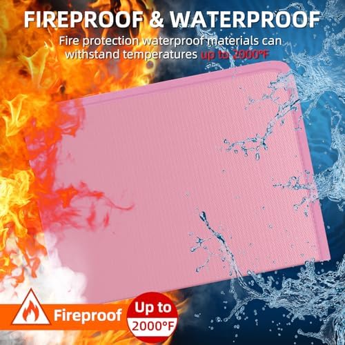 Fireproof Accordion File Organizer, Expanding File Folder with 13 Pockets - Image 2