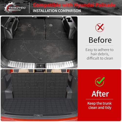 Floor Mats Set for 2020-2025 Hyundai Palisade 7 & 8 Seats - Image 6