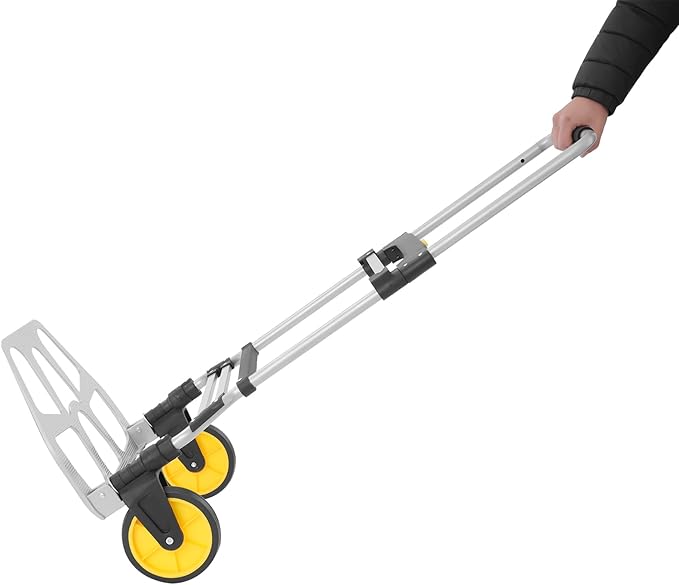 Folding Stair Climbing Cart Trolley 309 Lbs Capacity, Heavy Duty Aluminum Hand - Image 4