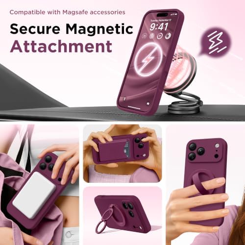 GolbinBox Magnetic for iPhone 18 Pro Case/17 Pro Case, Deep Red - Image 4