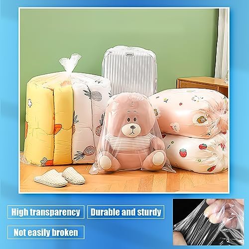 WFPLUS 100 Pack 18 x 24 inch 1 Mil Clear Plastic Flat Poly Bags - Image 6