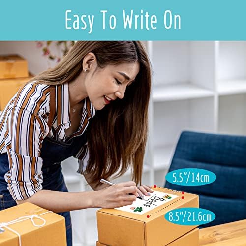 70 Large Size Blank Labels, Water/Oil/Tear Resistant, Inkjet & Laser Printer Available Removable No Residue for Home Organization Projects, Bins, Kitchen Storage Containers, Desk Items(8.5”x 5.5”) - Image 4