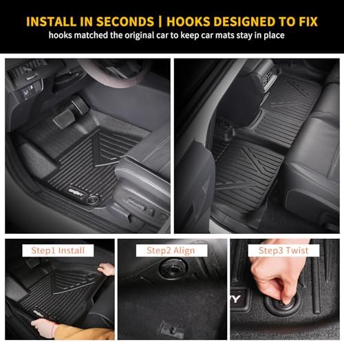 Floor Mats for Honda Ridgeline 2017-2025 2026 - Image 3