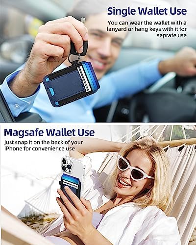ExtreLife For Magsafe Wallet, 7 Card Holder, Strongest Magnetic Wallet - Image 4