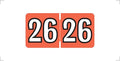 MINI 2026 Year Labels, Doctor Stuff 2026 Chart Stickers, Colwell Jewel Tone by DoctorStuff