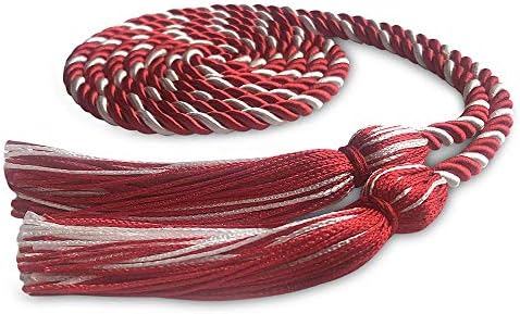Endea Graduation Single Honor Cord Two-Color (Red/White) by EndeaGraduation