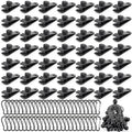 Novabright 150 Pcs Heavy Duty Tarp Clips Kit with Lock Fasteners Grip and Bungee Cords 3 in 1 Tarp Clips Fasteners and Bungee Cords Fit for Camping Tents Swimming Covers Caravans Canopies by Unknown