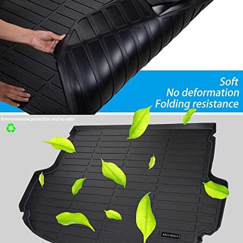 KELCSEECS Cargo Liner Custom for 2022 2023 2024 Hyundai Ioniq 5 （Not fit for 2025 Ioniq 5）& Ioniq 5 N 2025 Fit Cargo Mat Floor Mat Trunk Mat Hyundai Ioniq 5 All Weather Trunk Liner Black Accessories - Image 6