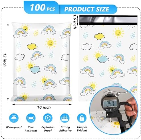 Poly Mailer 10x13 Inch 100 Pcs, Shipping Bags for Clothing - Image 2