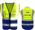 YOWESHOP High Reflective Visibility Safety Vest Custom Your Logo Safety Workwear by YOWESHOP