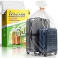 40x60 Inch Extra Large Clear Plastic Storage Bag for Luggage Cover, 8 Pack by PAPAMOODLifeButler