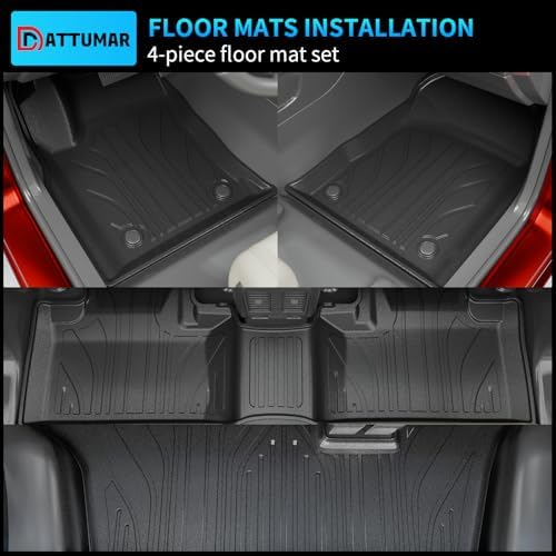 Floor Mats Full Set (9 PCS) for 2016-2026 Dodge Durango 7-Seater - Image 3