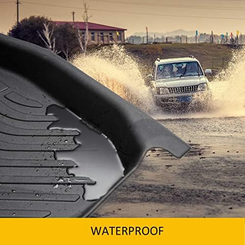 All Weather Floor Mats Custom for Ford Maverick Hybrid 2026 2025 2023 2022 Protection TPE Rubber Waterproof Non-Slip Durable Floor Liners Fits Front& 2nd Row Full Set Black Accessories - Image 7