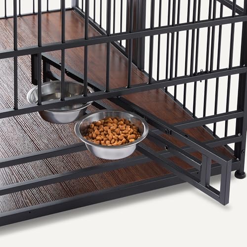 Amazon Basics Furniture Style Dog Crate, 48 Inches - Image 3