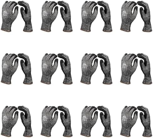 Malta Dynamics Cut Resistant Safety Gloves, 12 Pack Insulated Work Gloves, ANSI Cut Level A4, Comfortable Fit, PPE, Touchscreen Compatible, OSHA/ANSI/ISEA Compliant, XLarge, Extra Large - Image 5