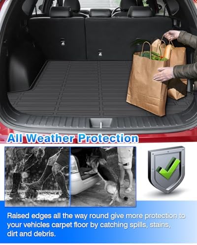Cartist Floor Mats for Hyundai Tucson Gas 2022-2025 2026 (Not Fit Hybrid or PHEV), All Weather Cargo Liner for Tucson Accessories, Heavy Duty Tucson SE | SEL | Limited | XRT Car Mats, Car Accessories - Image 6