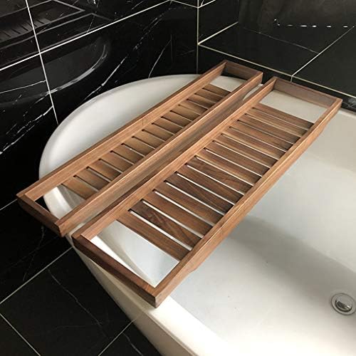 Solid Wood Bathtub Caddy Tray with Wine Glass Holder Luxury Spa nizer for Ultimate Relaxation and Comfort - Image 4