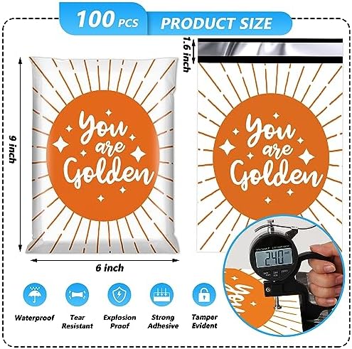 Poly Mailer 6x9 Inch 100 Pcs, Shipping Bags for Clothing - Image 2