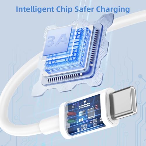 USB A to USB C Cable, CarPlay Cable for iPhone 17 Charger Cord, 2-Pack 6FT - Image 4