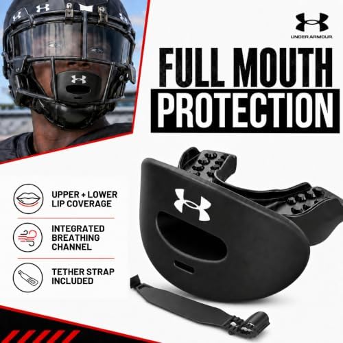 Under Armour Armour Air Lip Guard Black One Size - Image 2