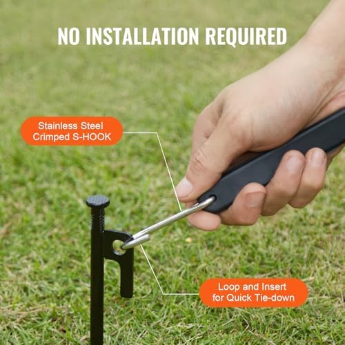 VEVOR 36" Rubber Bungee Cords with 160% Max Stretch, 20 mm Wider Bungee Straps with Metal Crimped S Hooks, Ideal for Securing Tarps, Cargo, Canvases, Weatherproof (10 Pack) - Image 7