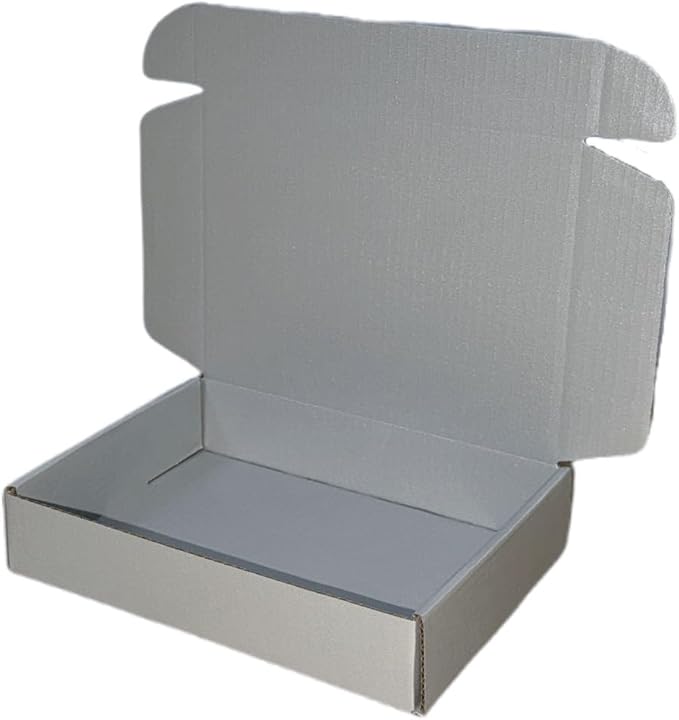 10 Pcs 11.8 x 7.9 x 3.2 inches Corrugated Cardboard Gift Boxes Recyclable - Image 5