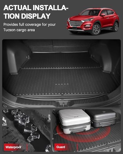 Floor Mats for Hyundai Tucson 2016-2021 - Tucson Floor Liners & Cargo Mat - Image 3