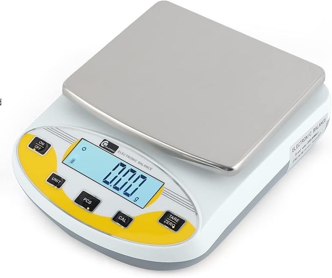 CGOLDENWALL Precision Lab Scale 5000gX0.01g Analytical Electronic Balance by CGOLDENWALL
