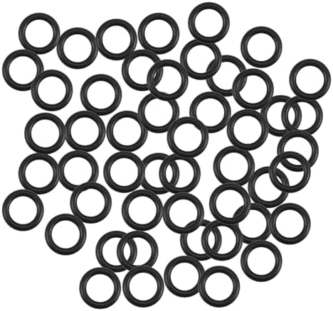 Nitrile Rubber O-Rings 13.4mm OD 9.8mm ID 1.8mm Width, Metric Sealing Gasket for Plumbing, Gas, Automotive and Faucet Repair, Pack of 50 by HUANLING