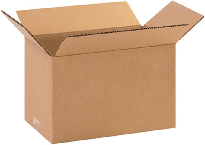 Secure Seal - 10x6x6 Pack of 25 Corrugated Cardboard Packing Shipping Mailing by Secure+Seal