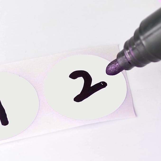 SHYGO® 1“White Circle Dot Stickers Color Coding Labels - Image 3