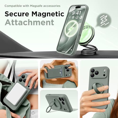 GolbinBox Magnetic for iPhone 18 Pro Case/17 Pro Case, Calke Green - Image 4