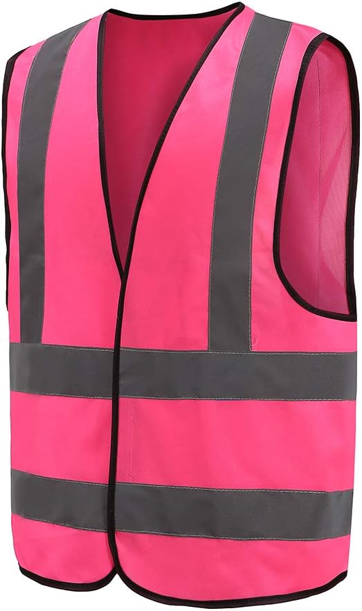 AYKRM 12 colour High visibility viz vest hi vis viz reflective work - Image 2