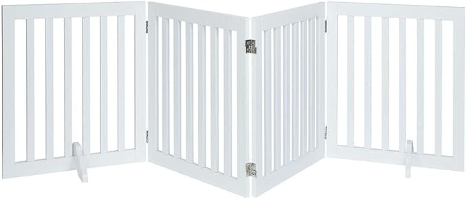 unipaws 24”H Free Standing Pet Gate by unipaws
