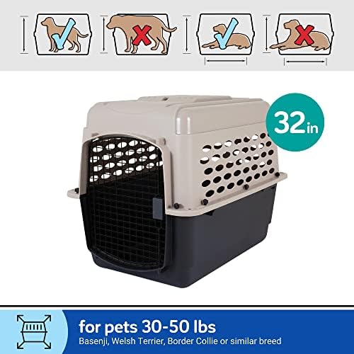 Petmate Vari Dog Kennel, 32in, Taupe and Black - Image 3
