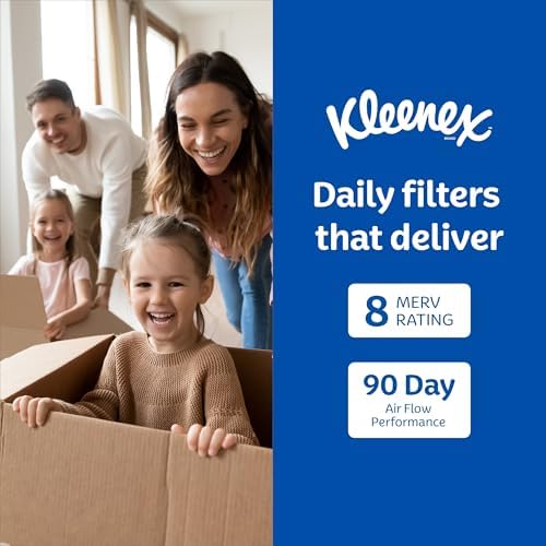 Kleenex Allergen Air Filter 14x30x1 Inches - 8 MERV RATING (4-Pack) - Image 6