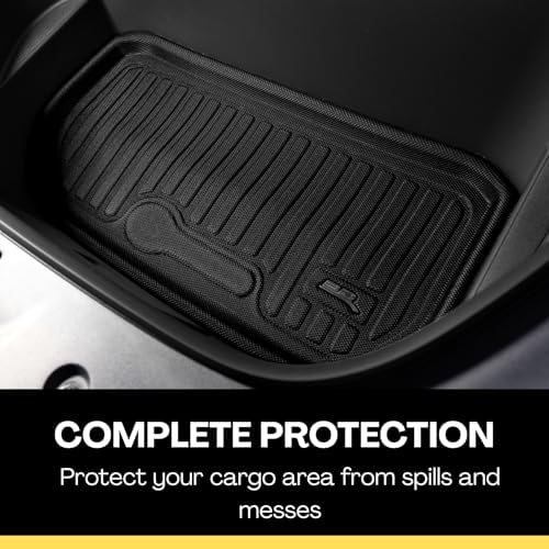 3D MAXpider Custom Fit Kagu Cargo Liner (Black) Compatible with Tesla Model Y 2020-2025 - Front Cargo Liner - Image 3