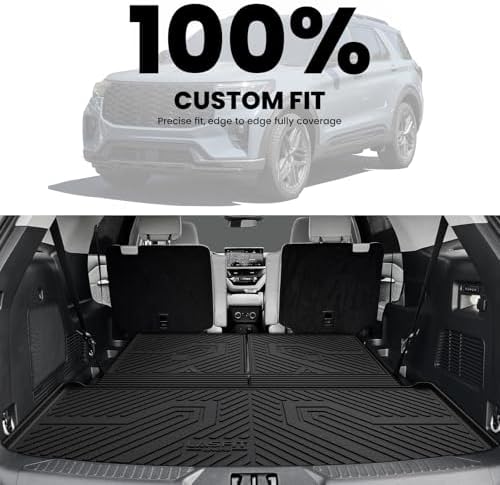 LASFIT Cargo Mat for Ford Explorer 2020-2025 2026 2027 Backrest Liner - Image 2