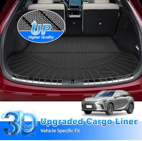Cartist Custom Fit for Cargo Liner 2016-2022 RX350/RX450h (Not for RX350L & RX450hL) All Weather Trunk Mat Anti-Slip TPE Rear Trunk Floor Mat Waterproof - Image 2