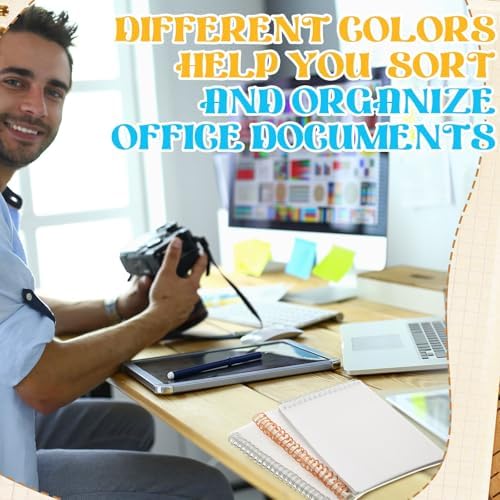 MorningRo 100 Pcs 9/16 Metal Double Loop Binding Wires Bulk Binding Wires - Image 6