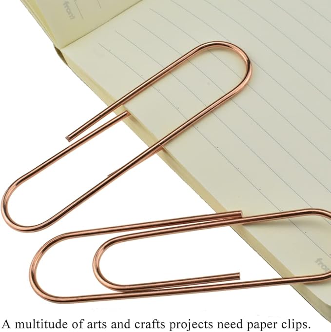 HAHIYO Paper Clips Sturdy 4 inches Length 14 Pack Paperclips Heavy Duty Tight - Image 6