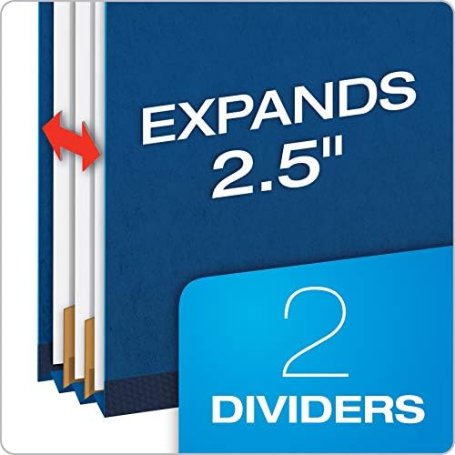 Pendaflex Classification File Folders,1 Divider, Durable File Organizer for Home, School or Office, Letter-Size Folders for Files, Paper Organizer, Durable Prongs, (B006NVMJCC) - Image 2