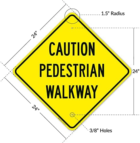 Pedestrian Walkway Sign, - Image 6