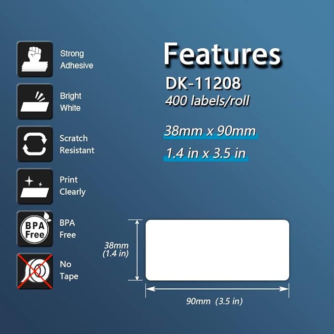 BETCKEY - Compatible Large Address Labels Replacement - Image 3
