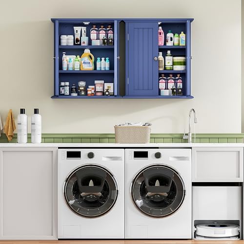 ChooChoo Bathroom Wall Cabinet with 2 Doors, Over The Toilet - Image 5
